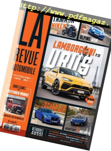 La Revue Automobile – mars 2018 Cover