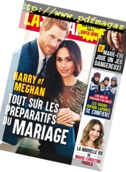 La Semaine – 31 janvier 2018
