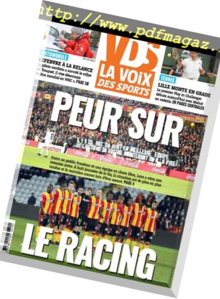 La Voix des Sports Flandres – 19 mars 2018 Cover