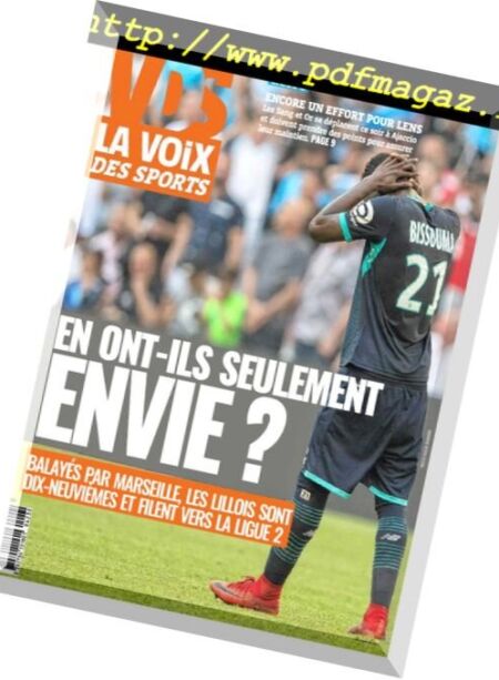 La Voix des Sports Flandres – 23 avril 2018 Cover
