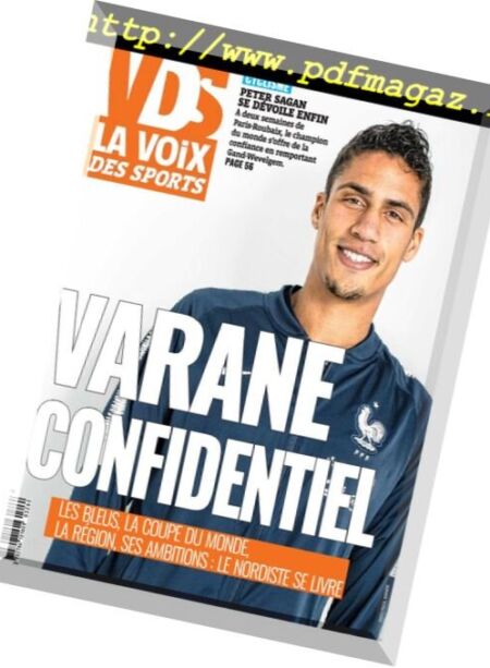 La Voix des Sports Flandres – 26 mars 2018 Cover