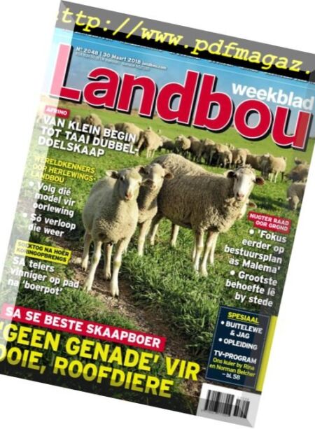 Landbouweekblad – 30 Maart 2018 Cover