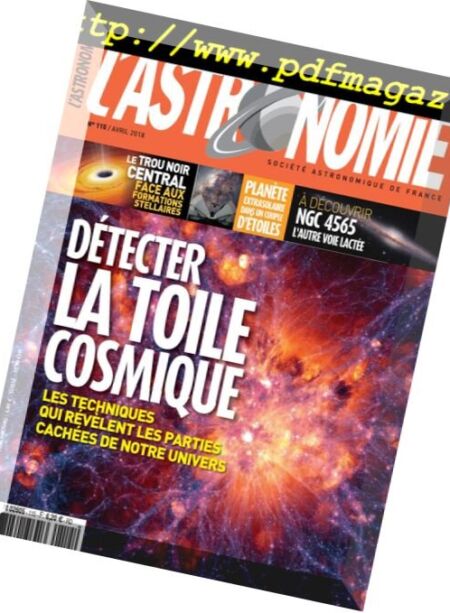 L’Astronomie – avril 2018 Cover