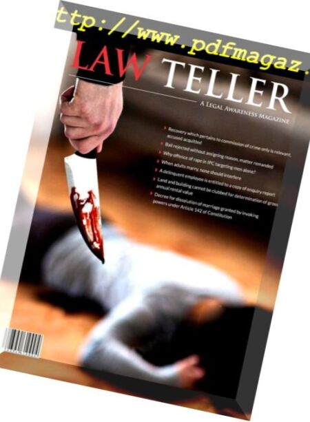 Lawteller – April 2018 Cover