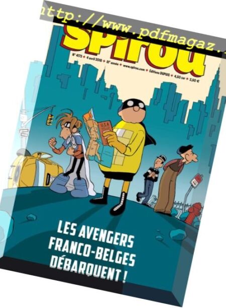 Le Journal de Spirou – 4 avril 2018 Cover
