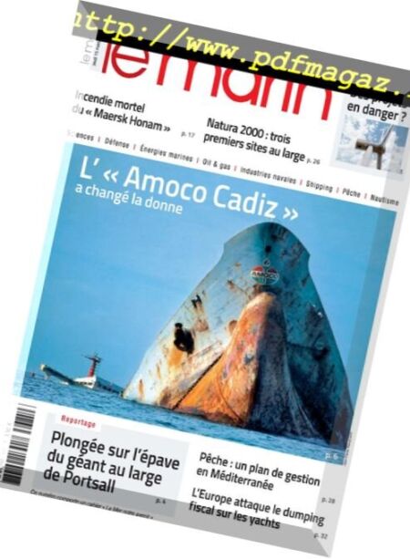 Le Marin – 15 mars 2018 Cover