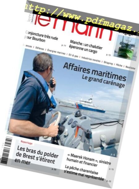 Le Marin – 22 mars 2018 Cover