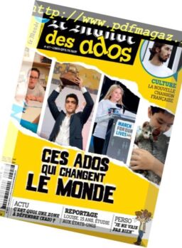 Le Monde des Ados – 2 mai 2018