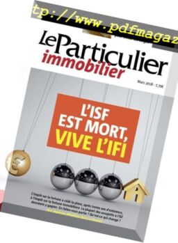 Le Particulier Immobilier – Mars 2018