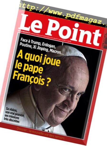 Le Point – 5 avril 2018 Cover