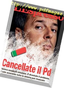 l’Espresso – 8 Aprile 2018