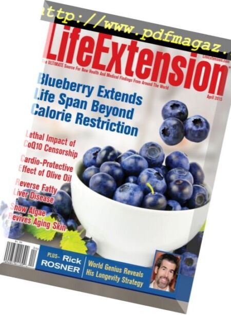 Life Extension Magazine – April 2015 Cover