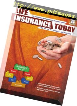 Life Insurance Today – April 2018