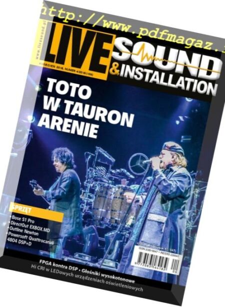 Live Sound & Installation – Kwiecien 2018 Cover