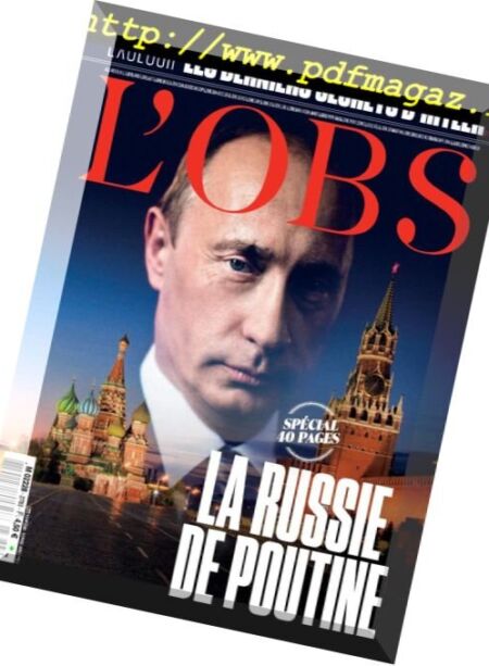 L’Obs – 8 mars 2018 Cover
