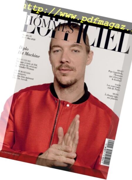 L’Officiel Hommes – avril 2018 Cover
