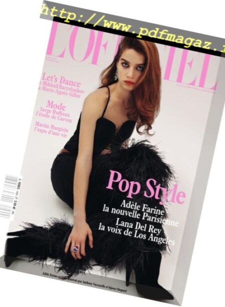 L’Officiel Mode Paris – mars 2018 Cover
