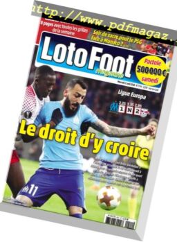 Loto Foot – 11 avril 2018
