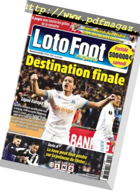 Loto Foot – 25 avril 2018 Cover