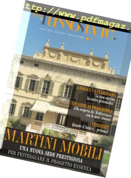 Lusso Style – Aprile 2018 Cover