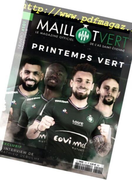 Maillot Vert – mars 2018 Cover