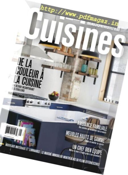 Maison Montreal – Cuisines 2018 Cover