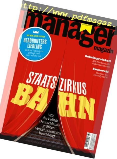 Manager Magazin – Marz 2018 Cover