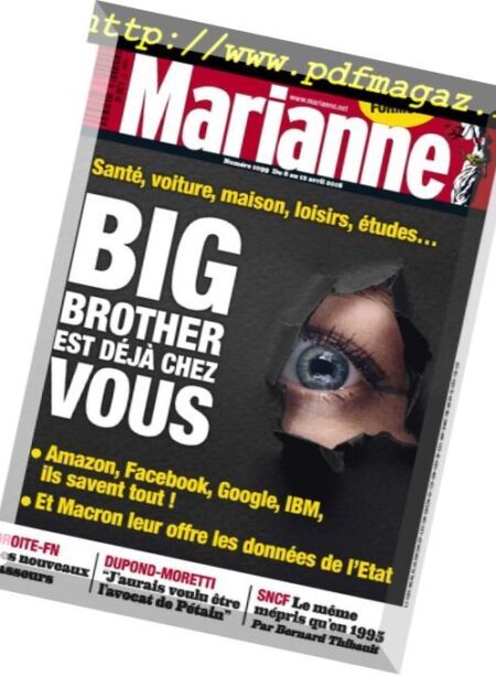 Marianne – 5 avril 2018 Cover