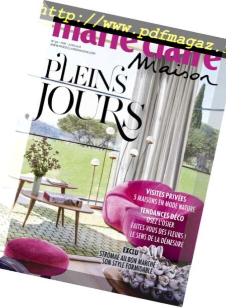 Marie Claire Maison France – mai 2018 Cover