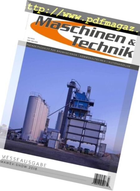 Maschinen & Technik – Marz 2018 Cover