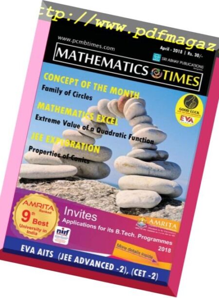 Mathematics Times – April 2018 Cover