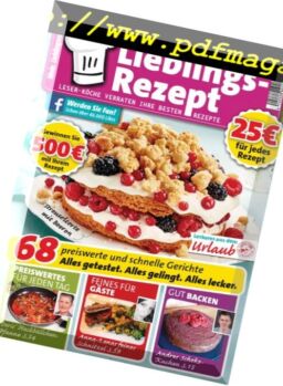 Mein Lieblingsrezept – September 2016