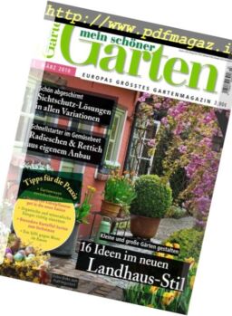 Mein schoner Garten – Marz 2018
