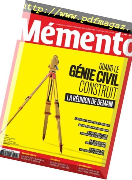 Memento – 2 mars 2018 Cover