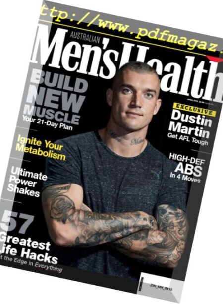 Men’s Health Australia – April 2018 Cover