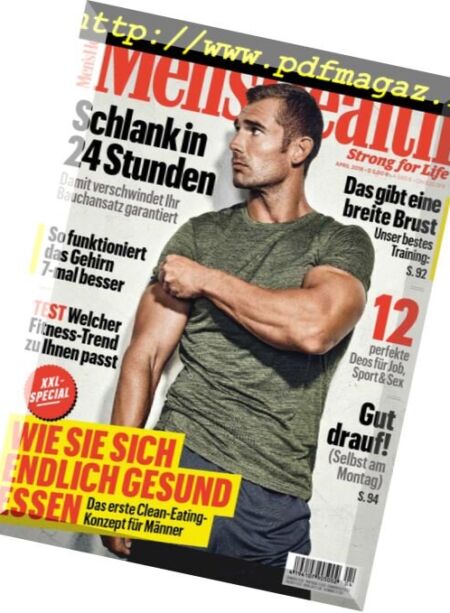 Men’s Health Germany – April 2018 Cover