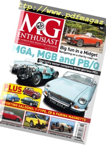 MG Enthusiast – June 2018 Cover