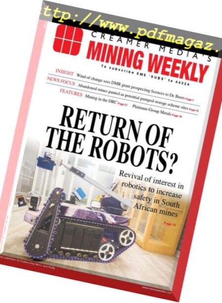 Mining Weekly – 9 February 2018 Cover