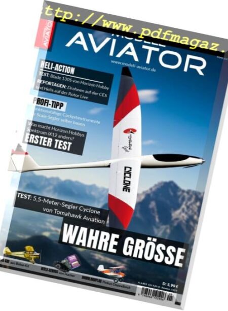 Modell Aviator – Mai 2018 Cover