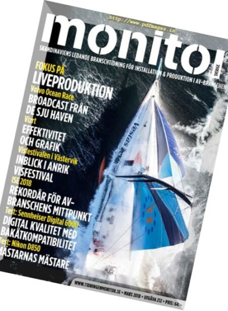 Monitor Sweden – Mars 2018 Cover