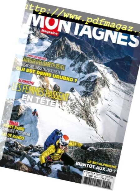 Montagnes Magazine – mai 2018 Cover