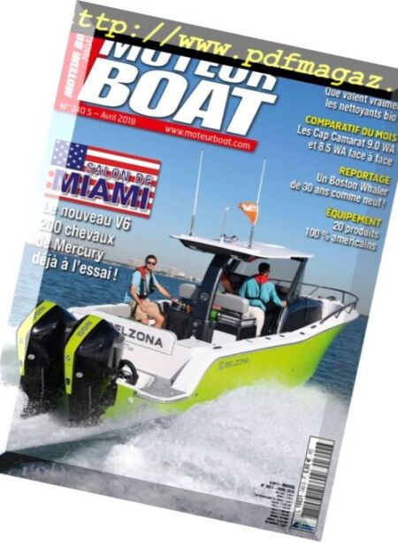 Moteur Boat – avril 2018 Cover