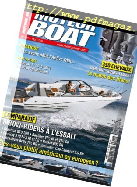 Moteur Boat – mai 2018 Cover