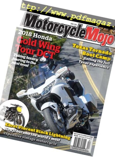 Motorcycle Mojo – April 2018 Cover