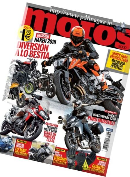 Motos Espana – febrero 2018 Cover