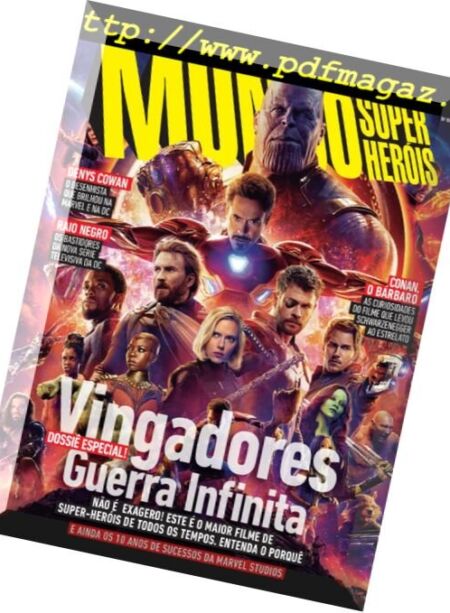 Mundo dos Super-Herois – abril 2018 Cover