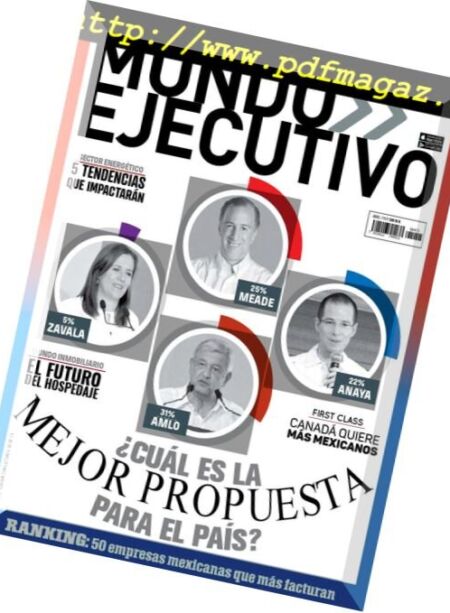 Mundo Ejecutivo – abril 2018 Cover