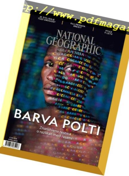 National Geographic Slovenija – april 2018 Cover