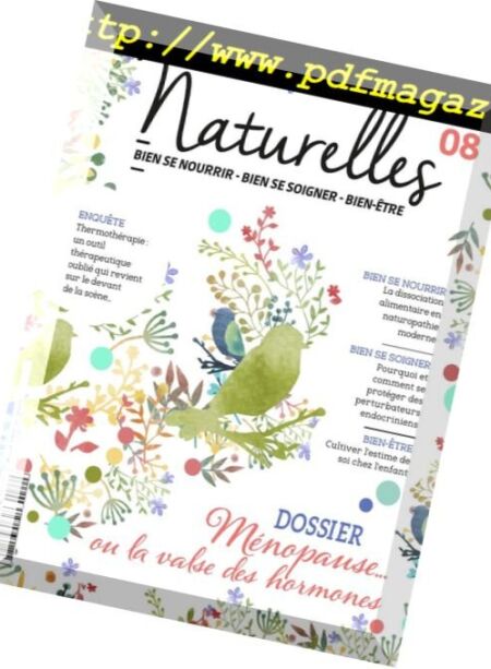 Naturelles Magazine – mars 2018 Cover