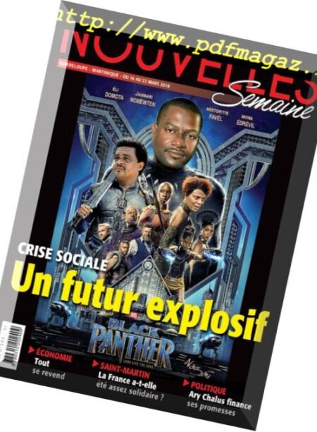 Nouvelles Semaine – 16 mars 2018 Cover